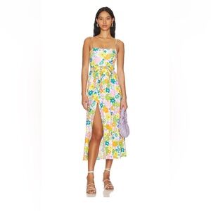 Show Me Your Mumu - Amalfi Coast Midi Dress in Petal Pop